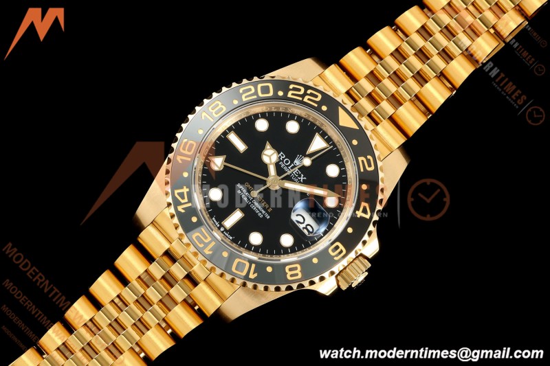 Rolex - GMT II 126718GRNR 40mm 904L Jub YG/YG Black PlayF VR3285 CHS