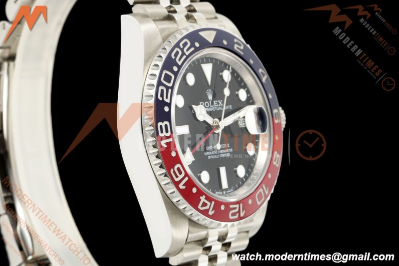 Rolex - GMT II 126710BLRO Pepsi 40mm 904L Jub SS/SS Black PlayF VR3285 CHS
