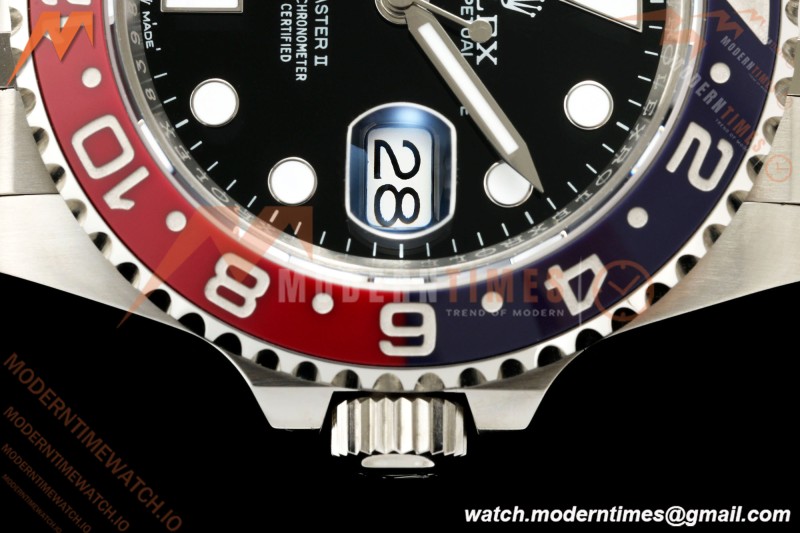 Rolex - GMT II 126710BLRO Pepsi 40mm 904L Jub SS/SS Black PlayF VR3285 CHS