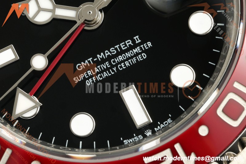 Rolex - GMT II 126710BLRO Pepsi 40mm 904L Jub SS/SS Black PlayF VR3285 CHS