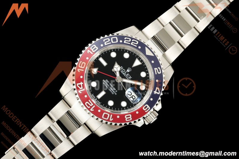Rolex - GMT II 126710BLRO Pepsi 40mm 904L Oys SS/SS Black PlayF VR3285 CHS | 롤렉스 - GMT II 126710BLRO 펩시 40mm 904L Oys SS/SS 블랙 플레이F VR3285 CHS