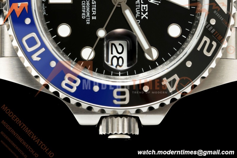 Rolex - GMT II 126710BLNR Batgirl 40mm 904L Jub SS/SS Black QF V2 SH3285 CHS