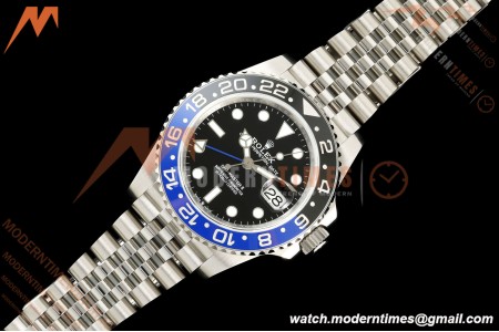Rolex - GMT II 126710BLNR Batgirl 40mm 904L Jub SS/SS Black QF V2 SH3285 CHS