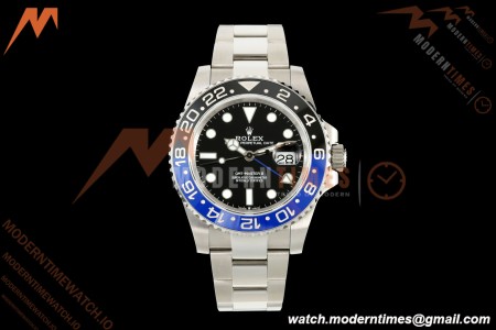 Rolex - GMT II 126710BLNR Batman 40mm 904L Oys SS/SS Black QF V2 SH3285 CHS