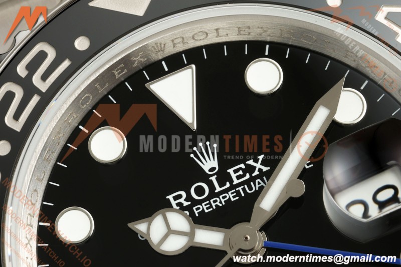 Rolex - GMT II 126710BLNR Batman 40mm 904L Oys SS/SS Black QF V2 SH3285 CHS