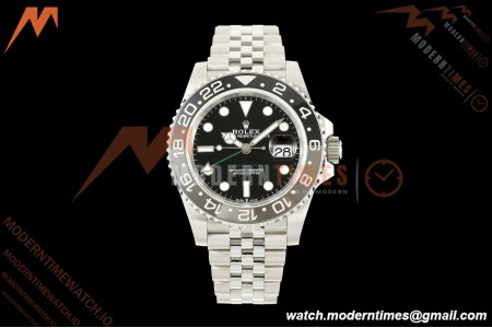 Rolex - GMT II 126710GRNR Bruce Wayne 40mm 904L Jubilee SS/SS Black QF V2 SH3285 CHS