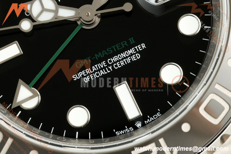 Rolex - GMT II 126710GRNR Bruce Wayne 40mm 904L Jubilee SS/SS Black QF V2 SH3285 CHS