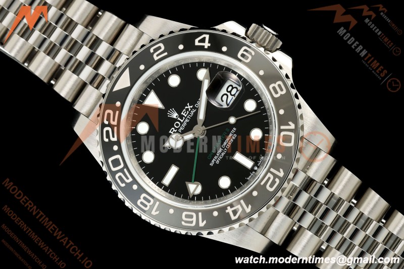 Rolex - GMT II 126710GRNR Bruce Wayne 40mm 904L Jubilee SS/SS Black QF V2 SH3285 CHS