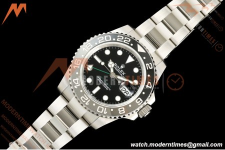 Rolex - GMT II 126710GRNR Bruce Wayne 40mm 904L Oyster SS/SS Black QF V2 SH3285 CHS