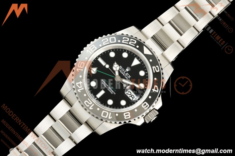 Rolex - GMT II 126710GRNR Bruce Wayne 40mm 904L Oyster SS/SS Black QF V2 SH3285 CHS