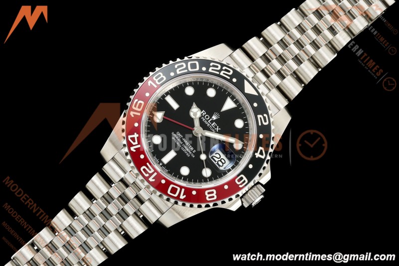 Rolex - GMT II 126710 Coke Jub 40mm 904L SS/SS Black SCF SH3285 CHS