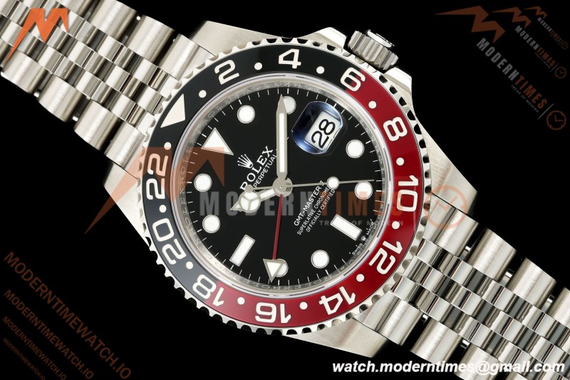 Rolex - GMT II 126710 Coke Jub 40mm 904L SS/SS Black SCF SH3285 CHS