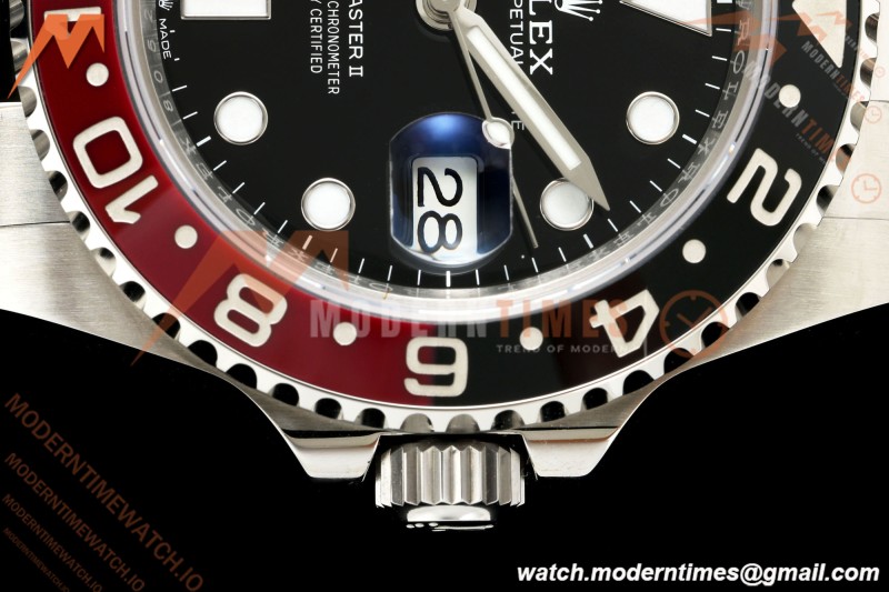 Rolex - GMT II 126710 Coke Oys 40mm 904L SS/SS Black SCF SH3285 CHS