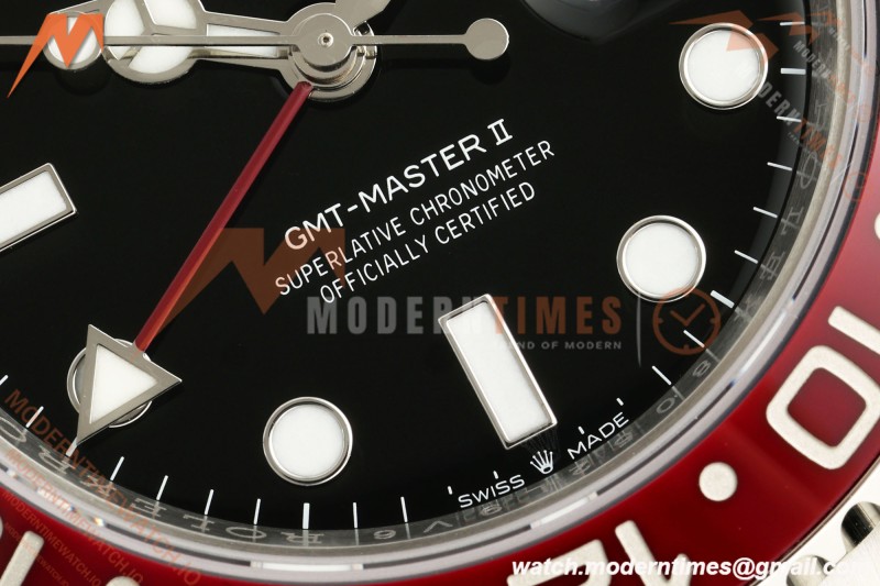 Rolex - GMT II 126710 Coke Oys 40mm 904L SS/SS Black SCF SH3285 CHS