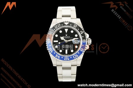 Rolex - GMT II 126710BLNR Batman 40mm 904L Oys SS/SS Black SCF SH3285 CHS