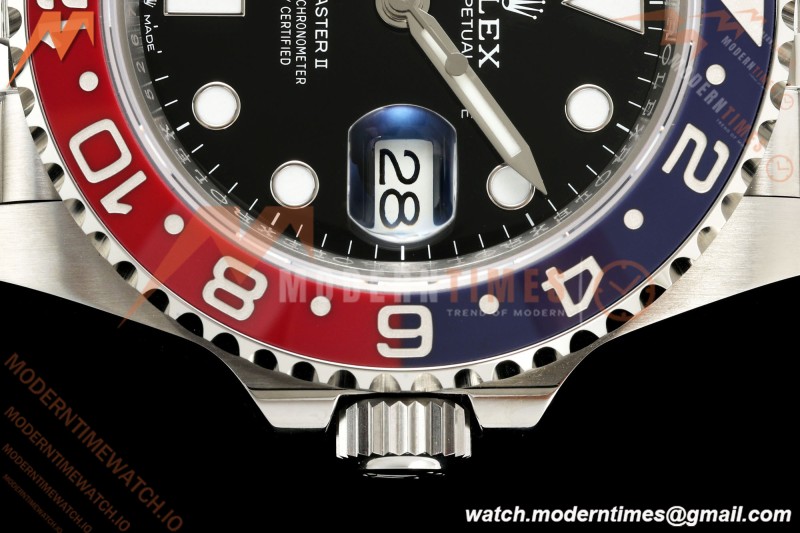 Rolex - GMT II 126710BLRO Pepsi 40mm 904L Jub SS/SS Black SCF SH3285 CHS