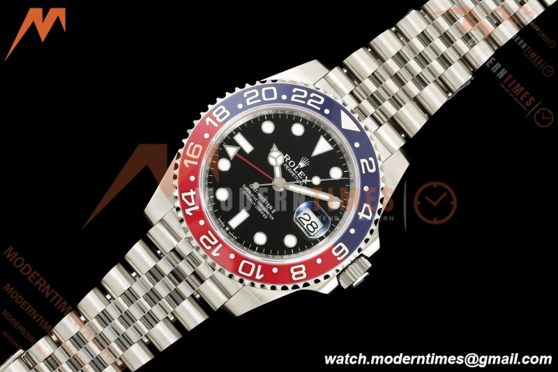 Rolex - GMT II 126710BLRO Pepsi 40mm 904L Jub SS/SS Black SCF SH3285 CHS