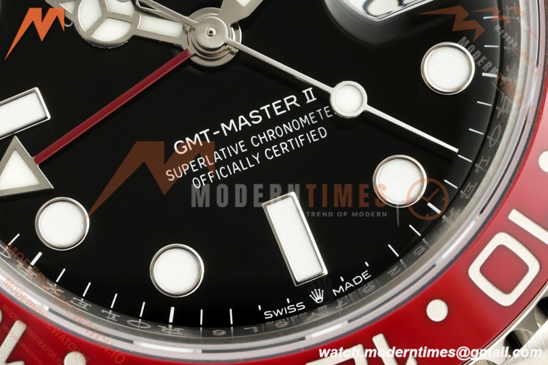 Rolex - GMT II 126710BLRO Pepsi 40mm 904L Jub SS/SS Black SCF SH3285 CHS