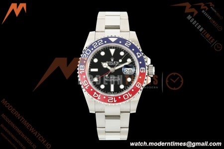 Rolex - GMT II 126710BLRO Pepsi 40mm 904L Oys SS/SS Black SCF SH3285 CHS