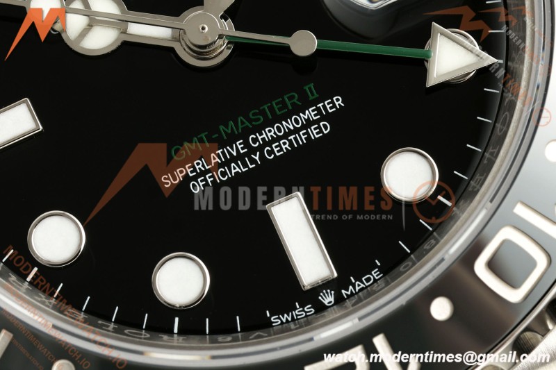 Rolex - GMT II 126710GRNR Bruce Wayne 40mm 904L Jubilee SS/SS Black SCF SH3285 CHS