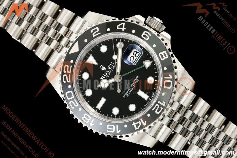 Rolex - GMT II 126710GRNR Bruce Wayne 40mm 904L Jubilee SS/SS Black SCF SH3285 CHS