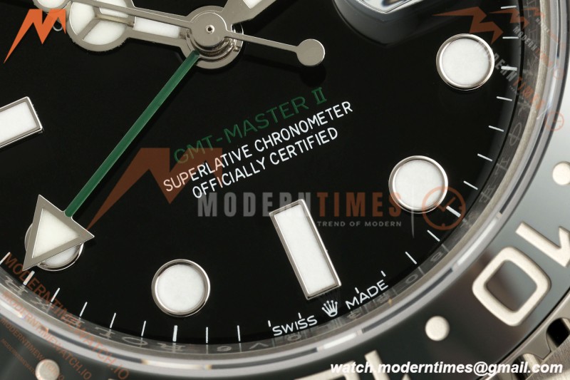 Rolex - GMT II 126710GRNR Bruce Wayne 40mm 904L Oyster SS/SS Black SCF SH3285 CHS | 롤렉스 - GMT II 126710GRNR 브루스 웨인 40mm 904L 오이스터 SS/SS 블랙 SCF SH3285 CHS