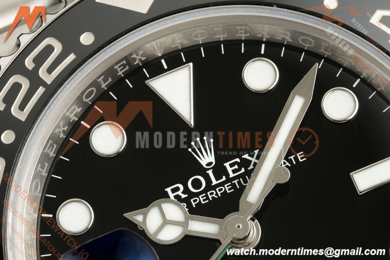 Rolex - GMT II 126720VTNR 40mm 904L Jub SS/SS LHD Black Dial SCF SH3285 CHS