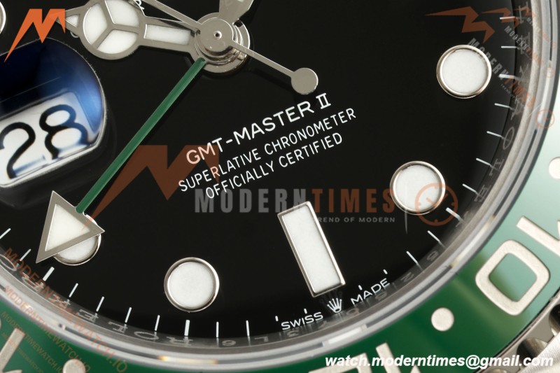 Rolex - GMT II 126720VTNR 40mm 904L Jub SS/SS LHD Black Dial SCF SH3285 CHS