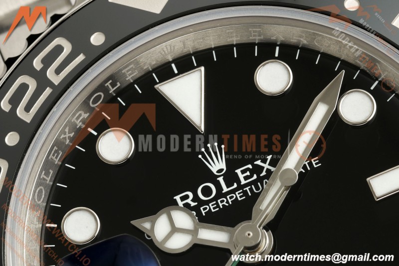 Rolex - GMT II 126720VTNR 40mm 904L Oys SS/SS LHD Black Dial SCF SH3285 CHS