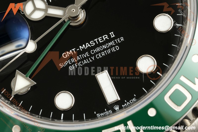 Rolex - GMT II 126720VTNR 40mm 904L Oys SS/SS LHD Black Dial SCF SH3285 CHS