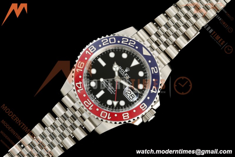 Rolex - GMT II 126710BLRO Pepsi 40mm 904L Jub SS/SS Black ARF V3 DD3285 CHS