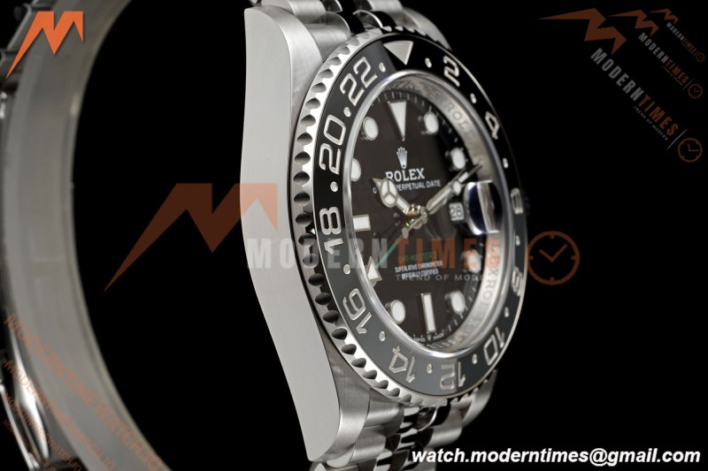 Rolex - GMT II 126710GRNR Bruce Wayne 40mm 904L Jubilee SS/SS Black Clean Plus DD3285 CHS