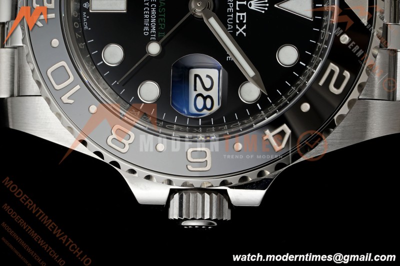 Rolex - GMT II 126710GRNR Bruce Wayne 40mm 904L Jubilee SS/SS Black Clean Plus DD3285 CHS