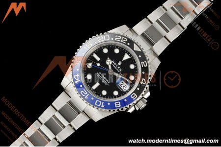 Rolex - GMT II 126710BLNR Batman 40mm 904L Oys SS/SS Black Clean Plus SH3285 CHS