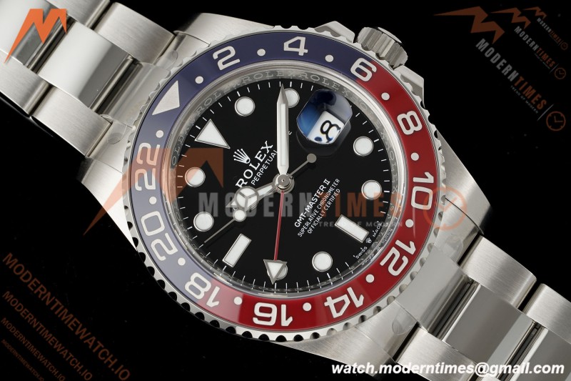 Rolex - GMT II 126710BLRO Pepsi 40mm 904L Oys SS/SS Black Clean Plus DD3285 CHS | 로렉스 - GMT II 126710BLRO 펩시 40mm 904L 오이스터 스테인리스/스테인리스 블랙 클린 플러스 DD3285 CHS
