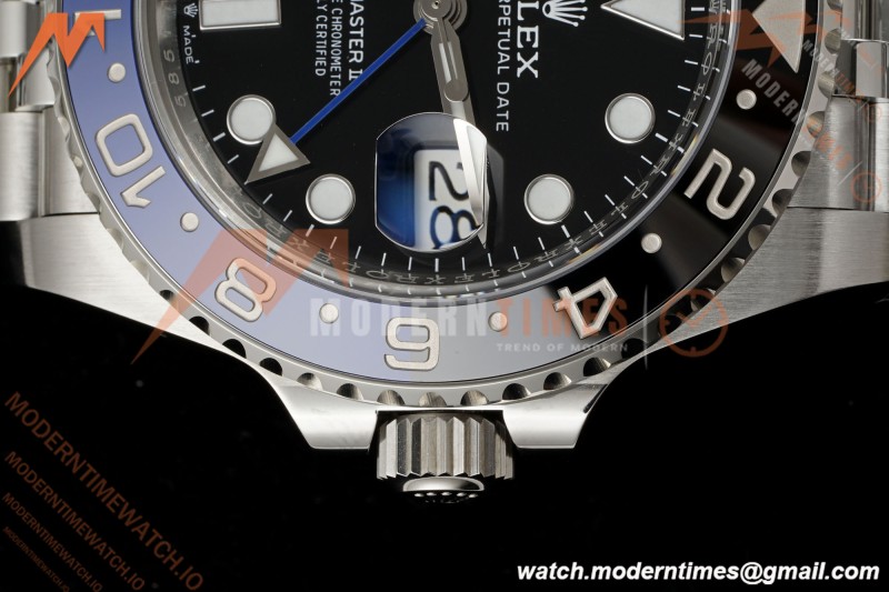 Rolex - GMT II 126710BLNR Batgirl 40mm 904L Jub SS/SS Black Clean Plus SH3285 CHS