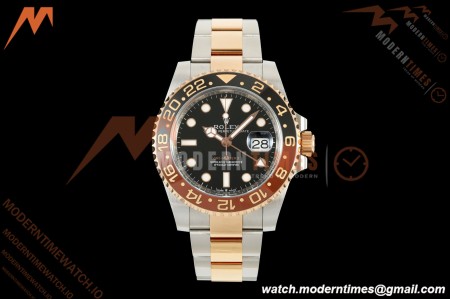 Rolex - GMT II 126711CHNR Rootbeer Oys 40mm 904L RG/SS Black VF DD3285 CHS | 롤렉스 - GMT II 126711CHNR 루트비어 Oys 40mm 904L RG/SS 블랙 VF DD3285 CHS