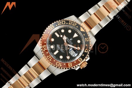 Rolex - GMT II 126711CHNR Rootbeer Oys 40mm 904L RG/SS Black VF DD3285 CHS