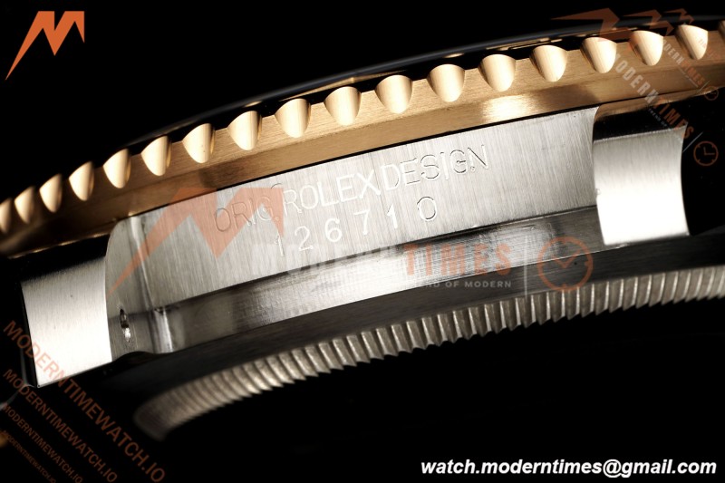 Rolex - GMT II 126711CHNR Rootbeer Gain Weight Oys 40mm 904L RG/SS Black VSF DD3285 CHS | 롤렉스 - GMT II 126711CHNR 루트비어 무게 조정 오이스터 40mm 904L 로즈골드/스테인리스 블랙 다이얼 VSF DD3285 CHS