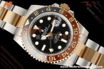 Rolex - GMT II 126711CHNR Rootbeer Gain Weight Oys 40mm 904L RG/SS Black VSF DD3285 CHS | 롤렉스 - GMT II 126711CHNR 루트비어 무게 조정 오이스터 40mm 904L 로즈골드/스테인리스 블랙 다이얼 VSF DD3285 CHS