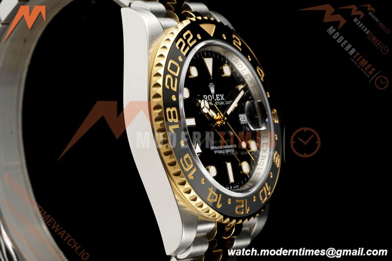 Rolex - GMT II 126713GRNR Bumblebee Gain Weight Jub 40mm 904L YG/SS Black VSF DD3285 CHS