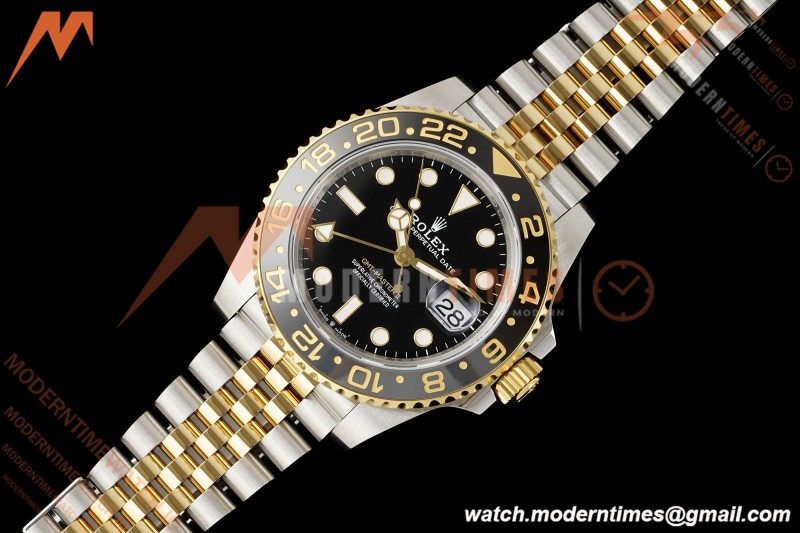 Rolex - GMT II 126713GRNR Bumblebee Gain Weight Jub 40mm 904L YG/SS Black VSF DD3285 CHS
