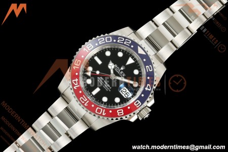 Rolex - GMT II 126710BLRO Pepsi 40mm 904L Oys SS/SS Black VF DD3285 CHS
