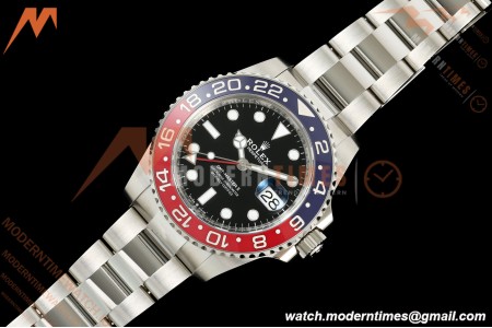 Rolex - GMT II 126710BLRO Pepsi 40mm 904L Oys SS/SS Black VF DD3285 CHS