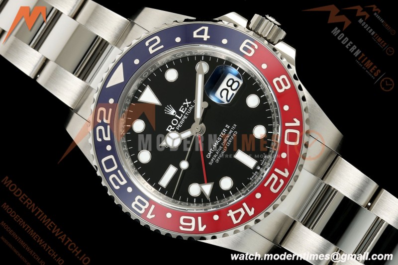 Rolex - GMT II 126710BLRO Pepsi 40mm 904L Oys SS/SS Black VF DD3285 CHS | 롤렉스 - GMT II 126710BLRO 페프시 40mm 904L 오이스터 스테인리스/스테인리스 블랙 다이얼 VF DD3285 CHS