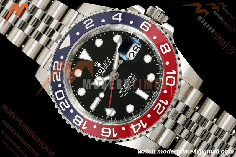 Rolex - GMT II 126710BLRO Pepsi 40mm 904L Jub SS/SS Black VF DD3285 CHS | 롤렉스 - GMT II 126710BLRO 페프시 40mm 904L 주빌리 스테인리스/스테인리스 블랙 다이얼 VF DD3285 CHS