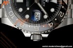 Rolex - GMT II 126710GRNR Bruce Wayne 40mm 904L Jub SS/SS Black Dial RWF JH3285 Free Sprung