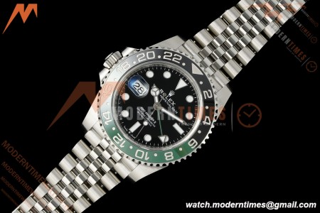 Rolex - GMT II 126720VTNR LHD 40mm 904L Jub SS/SS Black Dial RWF JH3285 Free Sprung