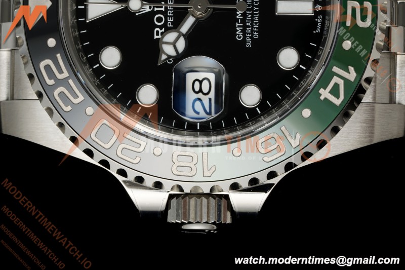 Rolex - GMT II 126720VTNR LHD 40mm 904L Jub SS/SS Black Dial RWF JH3285 Free Sprung
