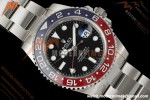 Rolex - GMT II 126710BLRO Pepsi 40mm 904L Oys SS/SS Black Dial RWF JH3285 Free Sprung